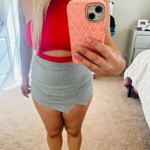 Gray skort